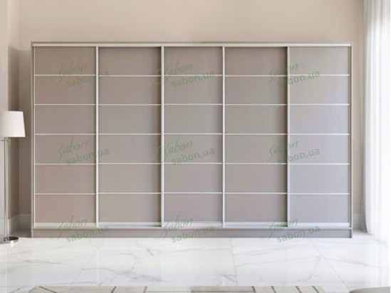 Шкаф-купе Стандарт 4.1 пятидверный H-220 2