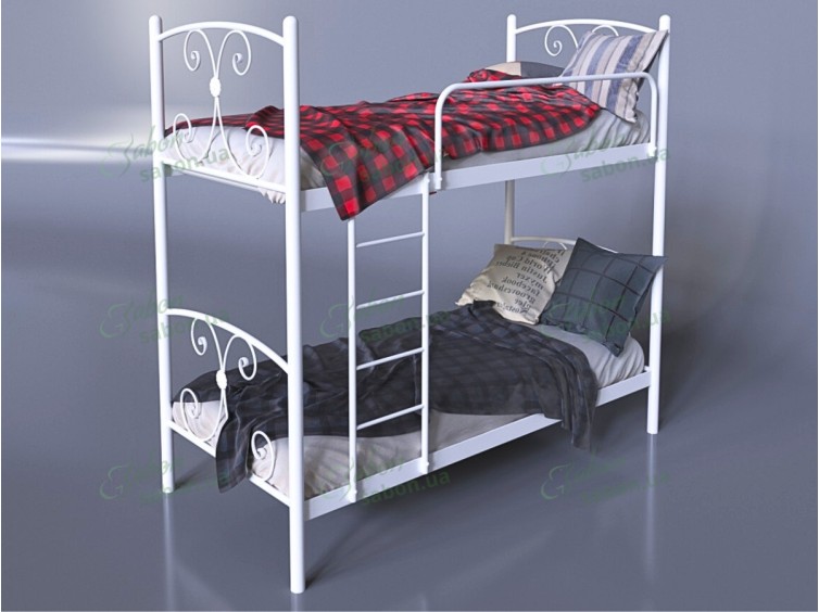 Металлическая двухъярусная кровать Жасмин 2 