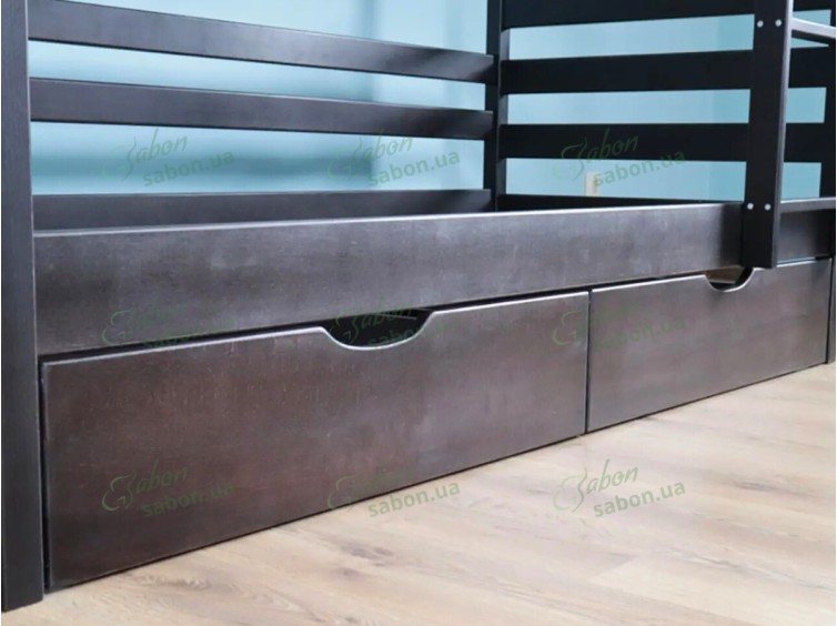 Деревянная двухъярусная кровать-трансформер Соник 10 