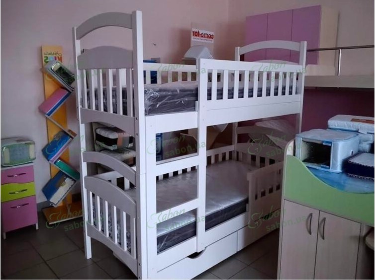 Деревянная двухъярусная кровать-трансформер Капитошка 8 