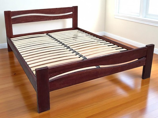 Дерев'яне ліжко Хвиля-2+ 2