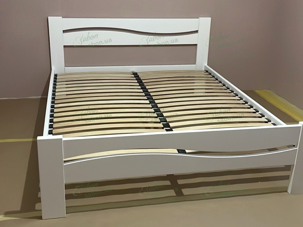 Дерев'яне ліжко Хвиля-2+