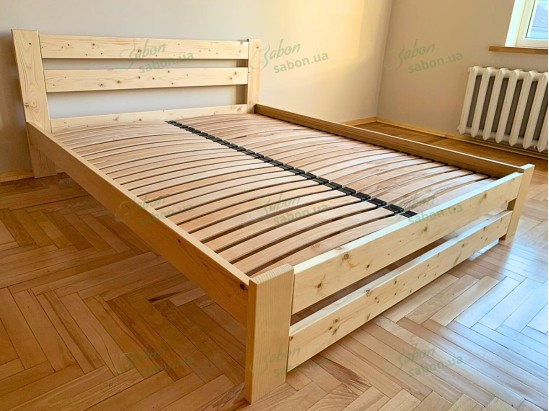 Деревянная кровать Модерн ДУБ 2