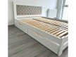Деревянная кровать Модерн БУК с мягким изголовьем пуговицы 2