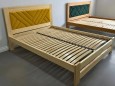 Деревянная кровать Модерн СОСНА с мягким изголовьем линии 112