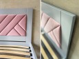Деревянная кровать Модерн СОСНА с мягким изголовьем линии 18