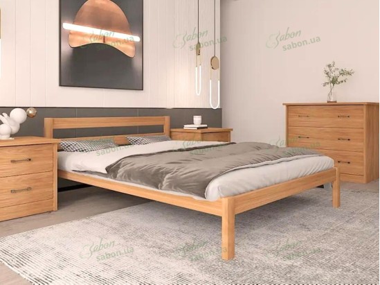Дерев'яне ліжко Глорія Тік 2 