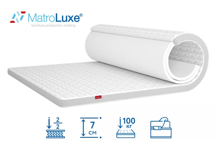 Ортопедический мини-матрас Flip White/Вайт 1