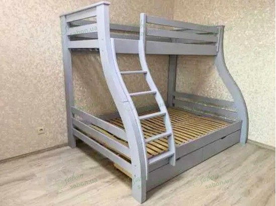 Деревянная двухъярусная кровать Аляска 11 