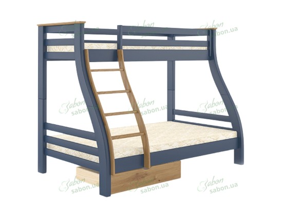 Дерев'яне двоярусне ліжко Аляска 6 
