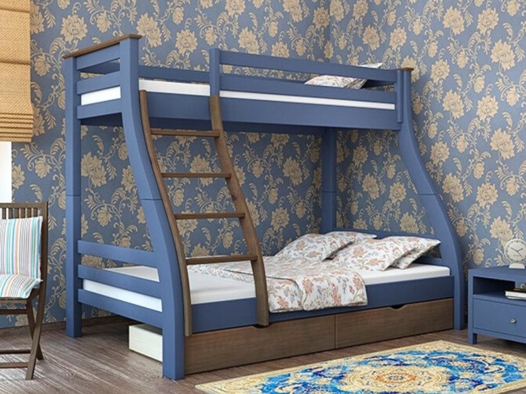 Деревянная двухъярусная кровать Аляска 2 