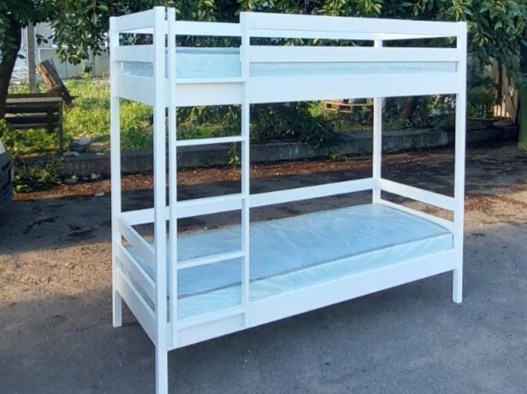 Деревянная двухъярусная кровать-трансформер Дуэт ольха 2 