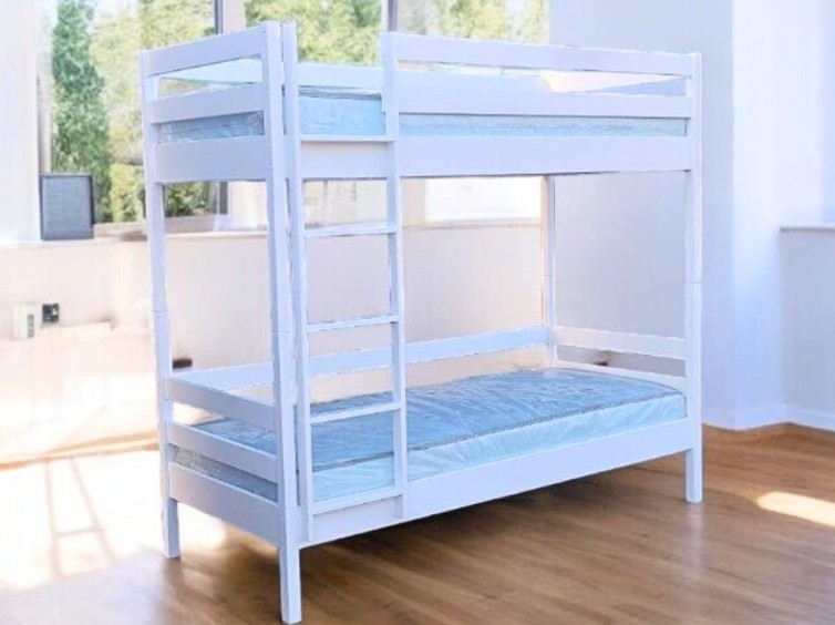 Деревянная двухъярусная кровать-трансформер Дуэт ольха 1