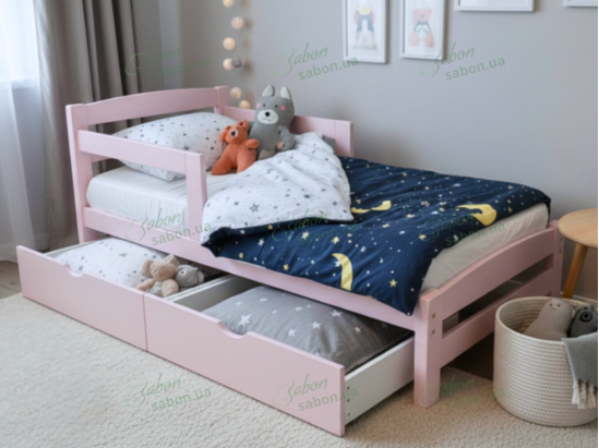 Дитяче ліжко Скай з натурального дерева 2