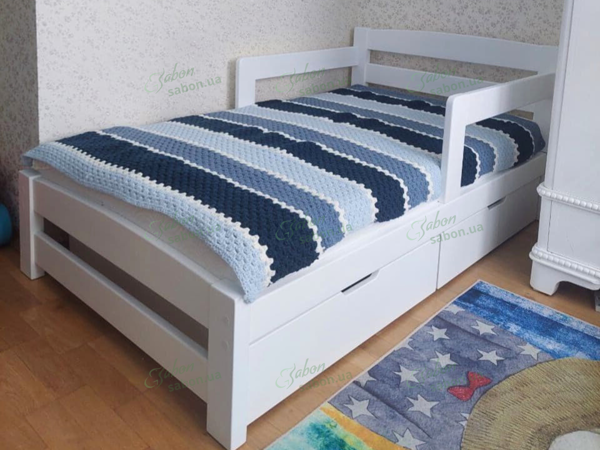 Дитяче ліжко Скай з натурального дерева