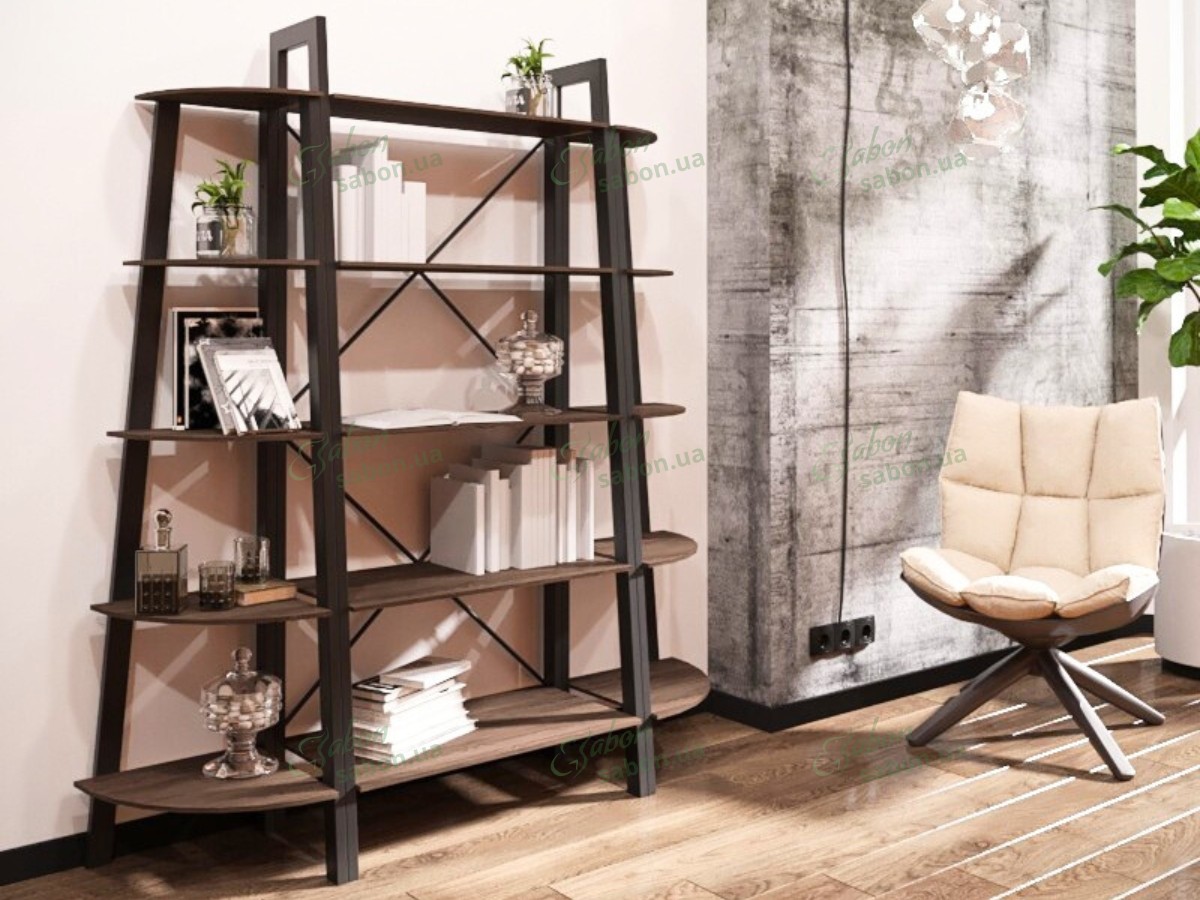 Современный стеллаж Призма 5 комплект