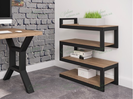 Современный стеллаж Снейк 1