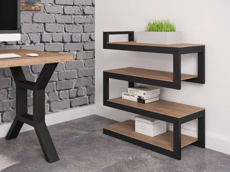 Современный стеллаж Снейк 1