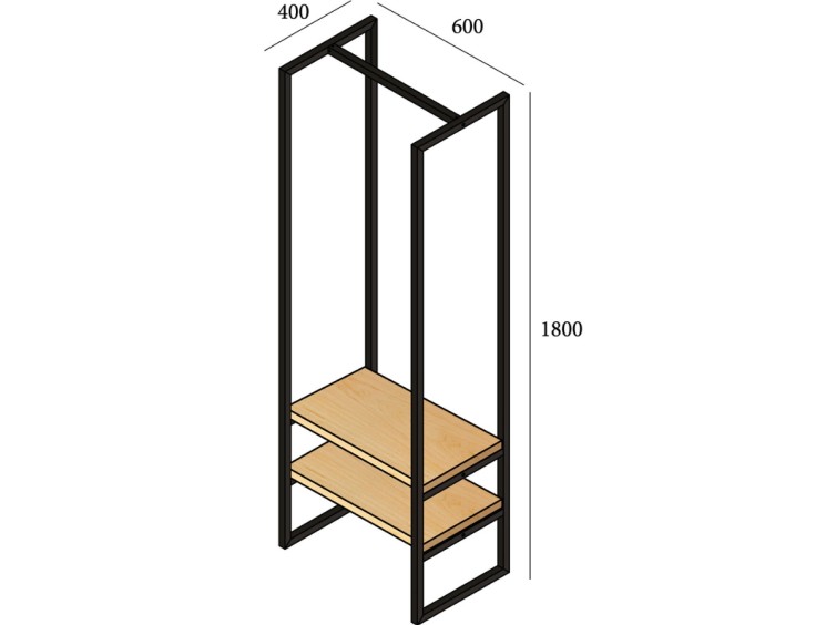 Современный стеллаж Толедо 2 
