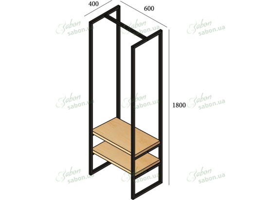 Сучасний стелаж Толедо 2