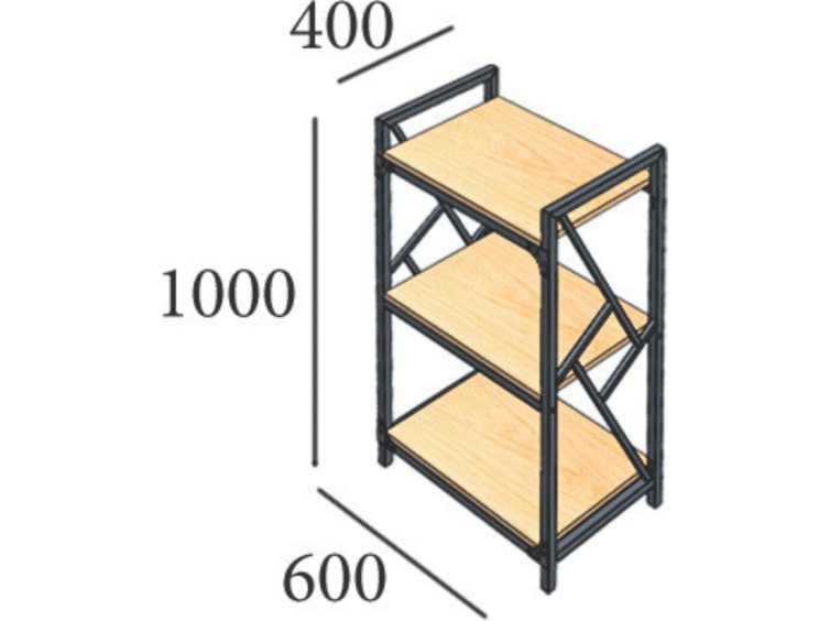 Современный стеллаж Ромбо 3 6 