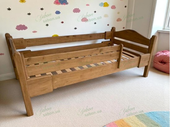 Дитяче ліжко Массі з натурального дерева 5 