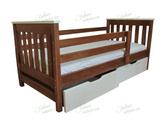 Детская кровать Адель из натурального дерева 2