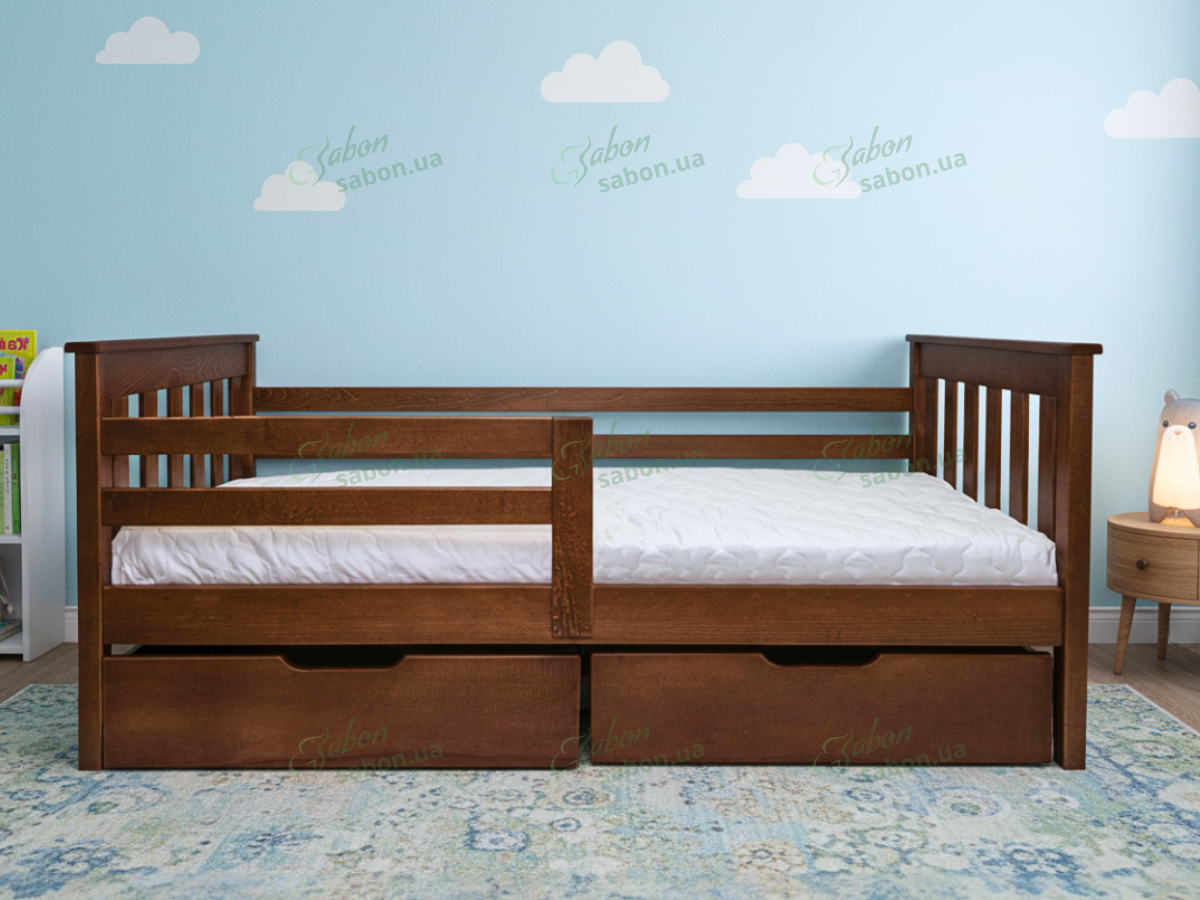 Дитяче ліжко Адель з натурального дерева