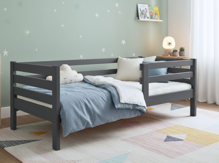 Дитяче ліжко Барні з натурального дерева 9 