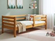 Дитяче ліжко Барні з натурального дерева