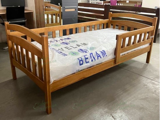 Дитяче ліжко Санні з натурального дерева 9 