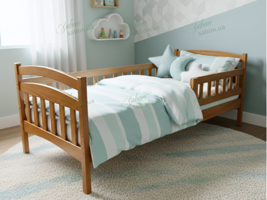 Дитяче ліжко Санні з натурального дерева 2
