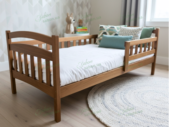 Дитяче ліжко Санні з натурального дерева 1