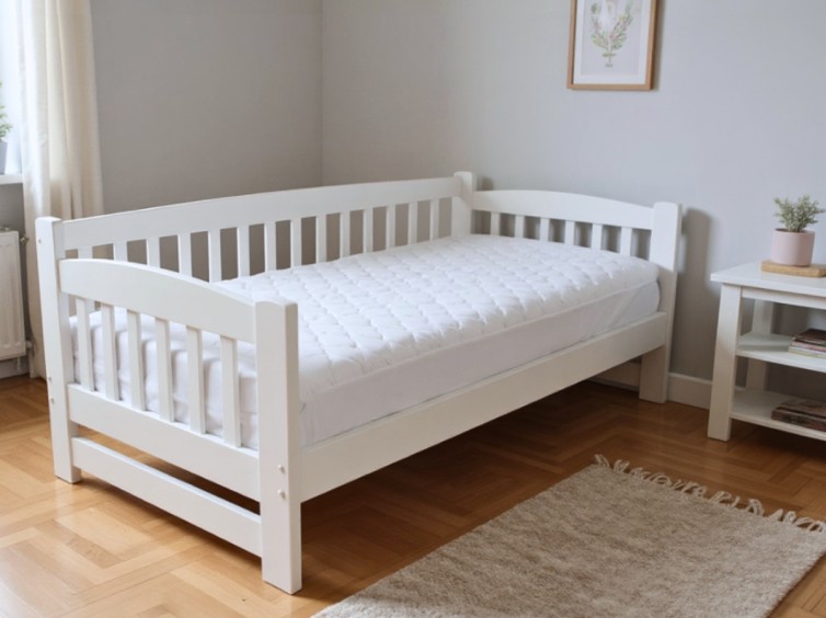 Дитяче ліжко Амелі з натурального дерева 9 