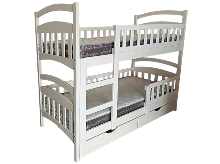 Деревянная двухъярусная кровать-трансформер Капитошка 1