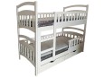 Дерев'яне двоярусне ліжко-трансформер Капітошка