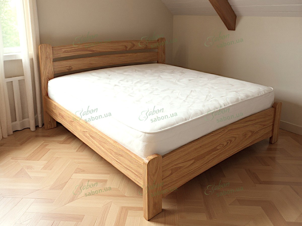 Дерев'яне ліжко Азалія Дерев'яне ліжко Азалія