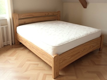 Дерев'яне ліжко Азалія