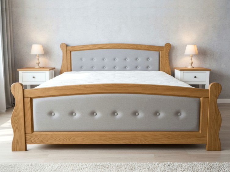 Дерев'яне ліжко Леонардо 8 