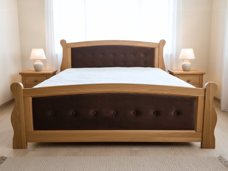 Дерев'яне ліжко Леонардо 2 