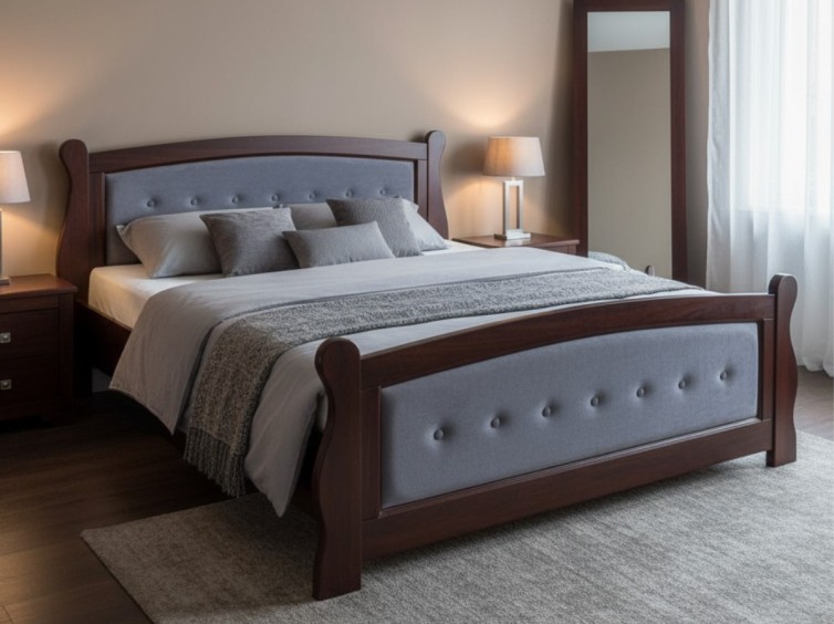 Деревянная кровать Леонардо 12 