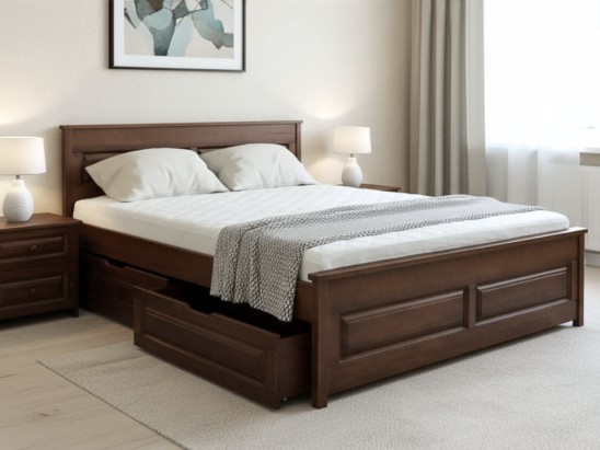 Деревянная кровать Венеция ясень 2