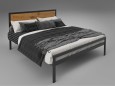 Металлическая кровать Герар 12