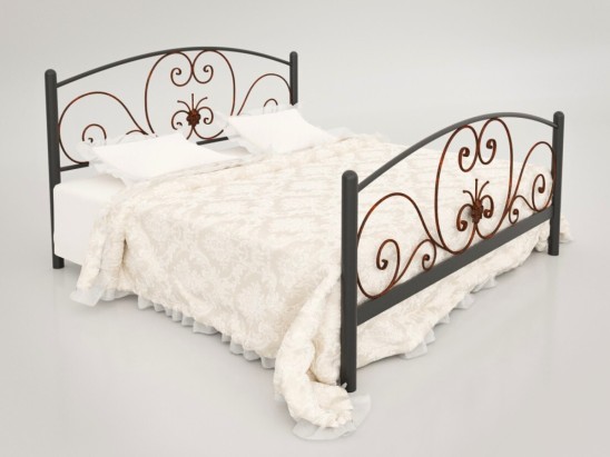 Металлическая кровать Нимфея 2