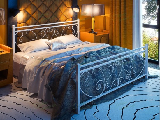 Металлическая кровать Монстера 1