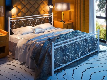 Металлическая кровать Монстера