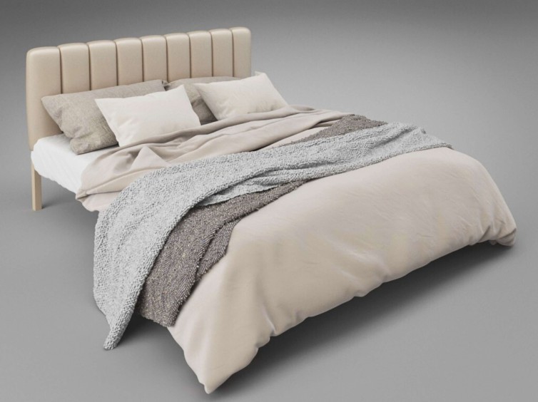 Металеве ліжко Фуксія 2 