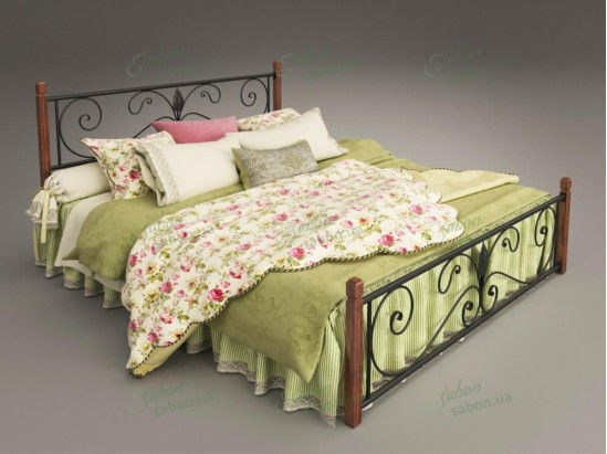 Металеве ліжко Крокус 2
