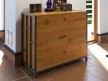 Комод Ренн из натурального дерева и металла 10