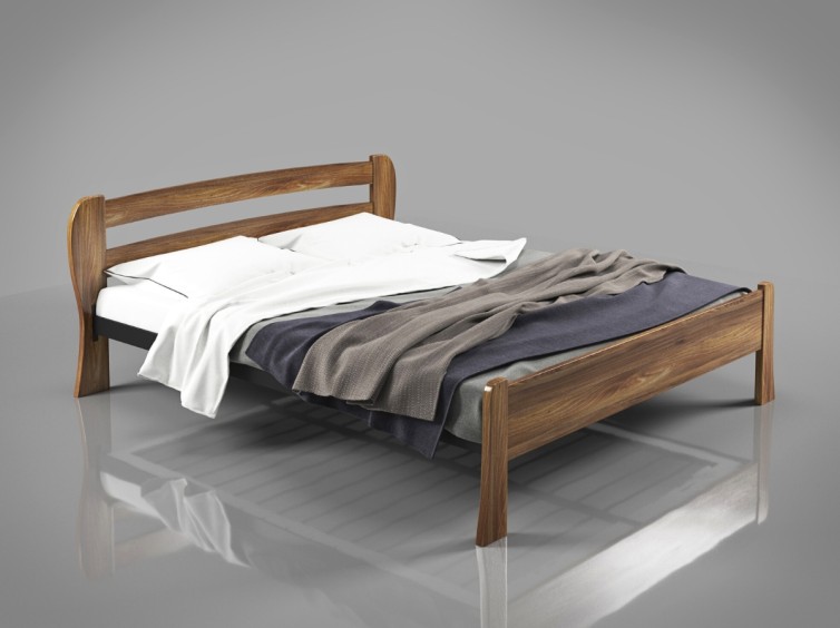 Дерев'яне ліжко Айріс 2 